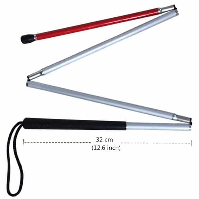 visionu-white-aluminum-folding-cane
